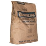 Domino Brownulated Granulated Sugar - 50 lb Bag