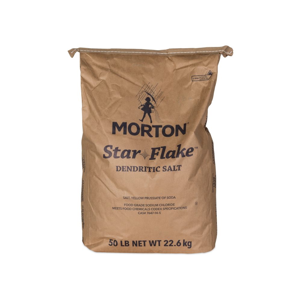 Morton Sale - Star Flake Dendritic Salt, 50lb Bag